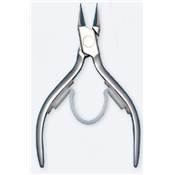 Pince à ongles standard OMEGA, ss fermoir, mors effilés, 13cm