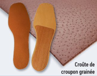 CROUTE DE CROUPON GRAINEE Découpe + Bois Placage à l'ancienne