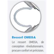 Pince à ongles standard OMEGA, ss fermoir, mors effilés, 14cm