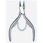 Pince à ongles standard OMEGA, ss fermoir, mors effilés, 14cm